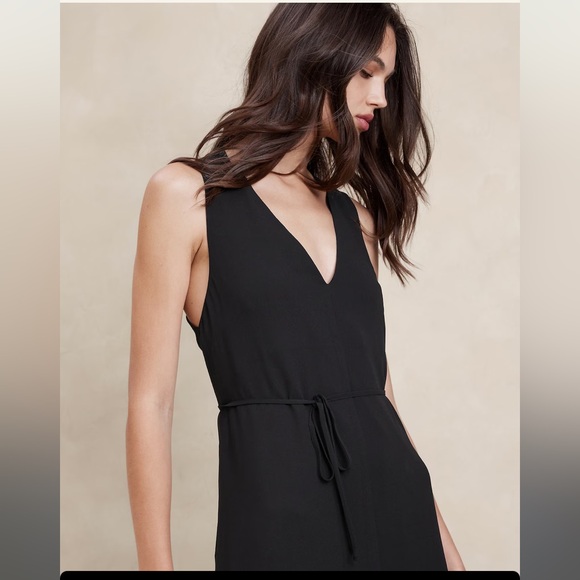 NWT BANANA REPUBLIC CHIFFON TWIST-BACK MAXI DRESS - Picture 3 of 4